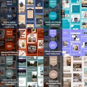 3500+ Canva Editable Social Media Templates | Mega Bundle for Instagram, Facebook, Pinterest & Business Marketing Designs and MoreMega Bundle for